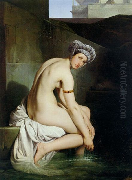 Bathsheba Oil Painting by Francesco Hayez