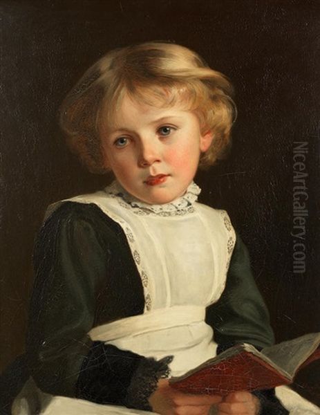 A Pause From Reading Oil Painting by James Hayllar