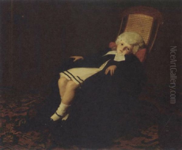 The Little Barrister Oil Painting by James Hayllar