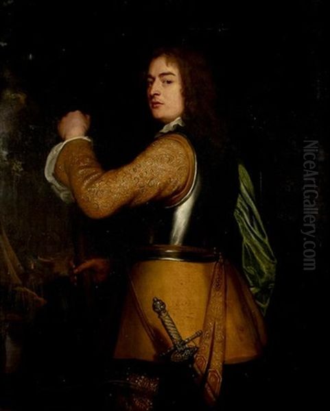 Portrait Of The Fourth Viscount Of Kilmorey Oil Painting by John Hayls