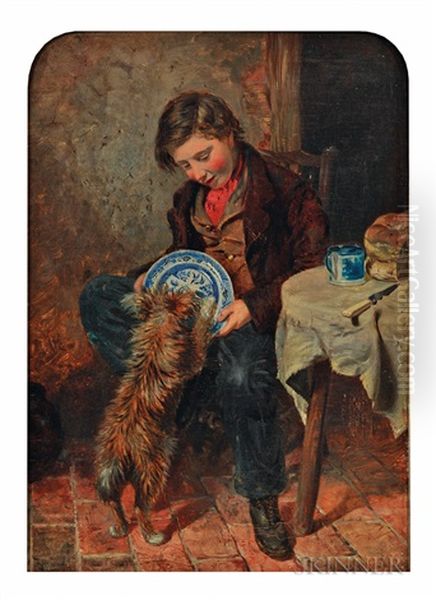 The Clean Plate Club Oil Painting by John Haynes-Williams