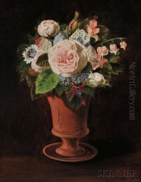 The Little Bouquet Oil Painting by William Jacob Hays the Elder