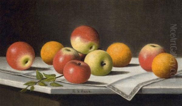 Apples And Oranges Oil Painting by Barton S. Hays