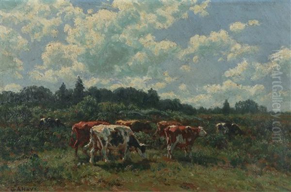 A Bright Day Oil Painting by George Arthur Hays