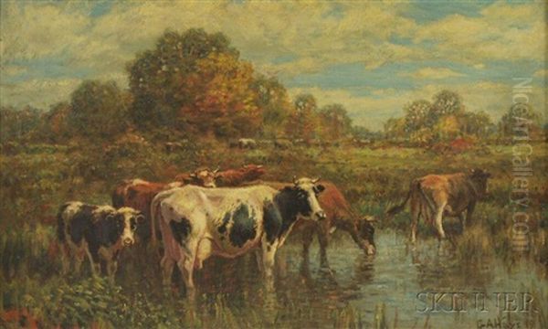 A Day In October Oil Painting by George Arthur Hays