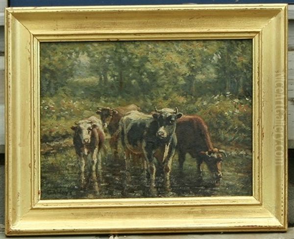 The Brook Oil Painting by George Arthur Hays