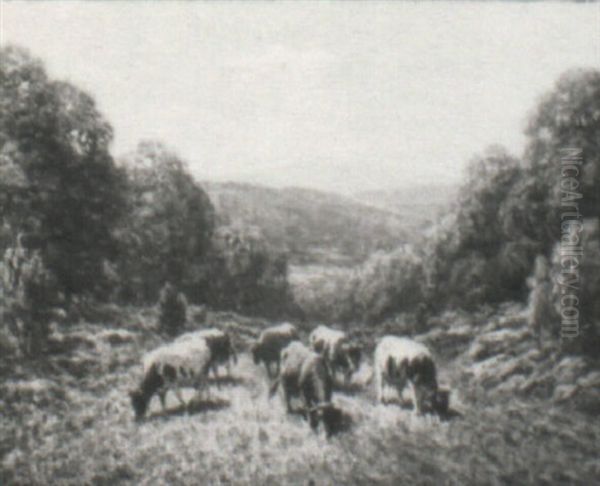 Cows Grazing by George Arthur Hays