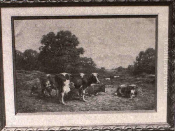 The Holstein Cow Oil Painting by George Arthur Hays