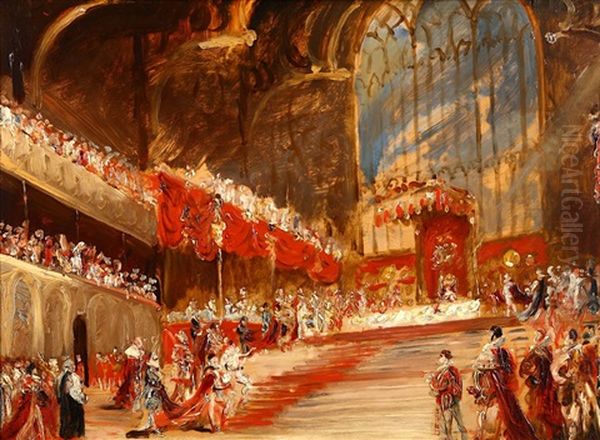 The Coronation Of King George Iv Oil Painting by George Hayter