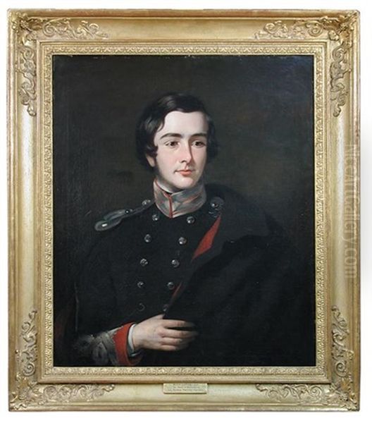 Portrait Of Hugh Lupus Grosvenor, 1st Duke Of Westminster, Kg, Pc, Jp (1825 -1899) Oil Painting by George Hayter