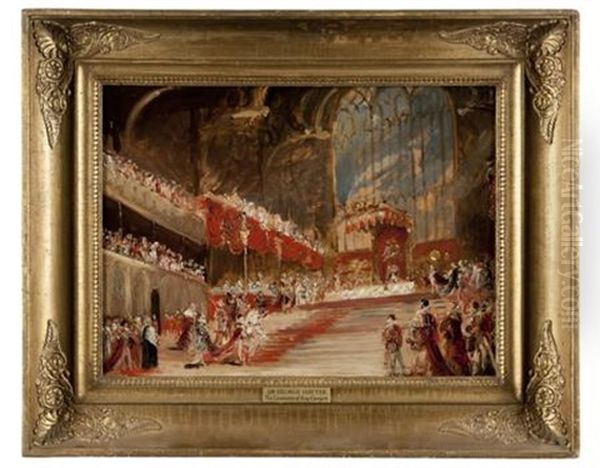 The Coronation Of King George Iv Oil Painting by George Hayter