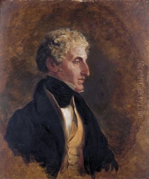 Portrait Of A Charles Elphinstone Fleming, M.p. by George Hayter