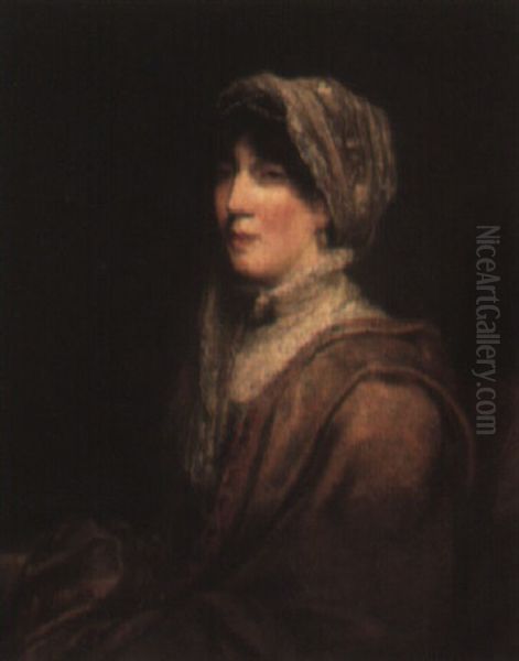 Portrait Of The Hon. Mrs. William Finch Oil Painting by George Hayter