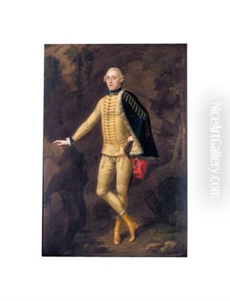 Portrait Of John Burgoyne Oil Painting by Edward Haytley