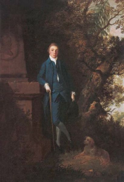 Portrait Of Dr. John Derrington Oil Painting by Edward Haytley