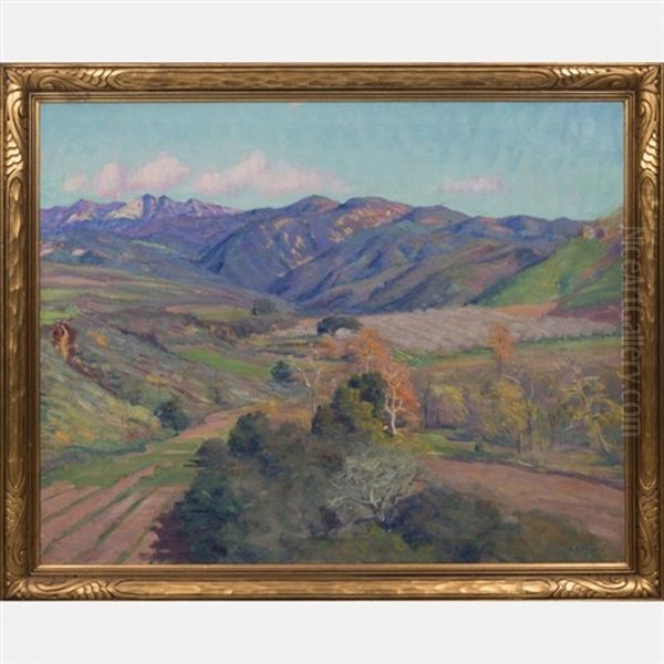 Mountain Landscape Oil Painting by Arthur Merton Hazard