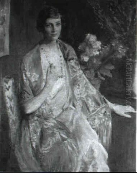 A Lady In A Kimono by Mary Brewster Hazelton