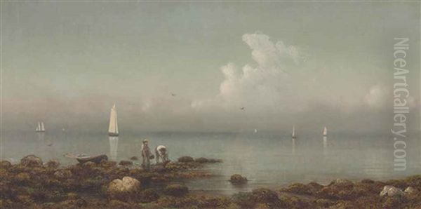 Thimble Islands Near New Haven Oil Painting by Martin Johnson Heade