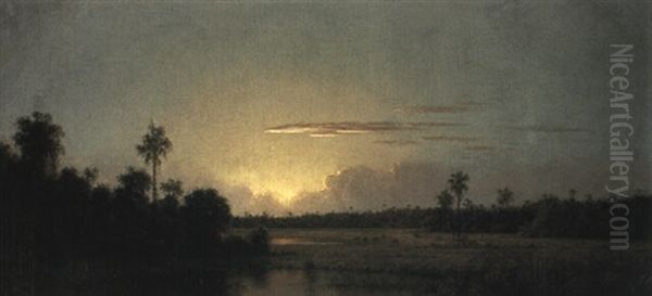 Afterglow, Florida Oil Painting by Martin Johnson Heade