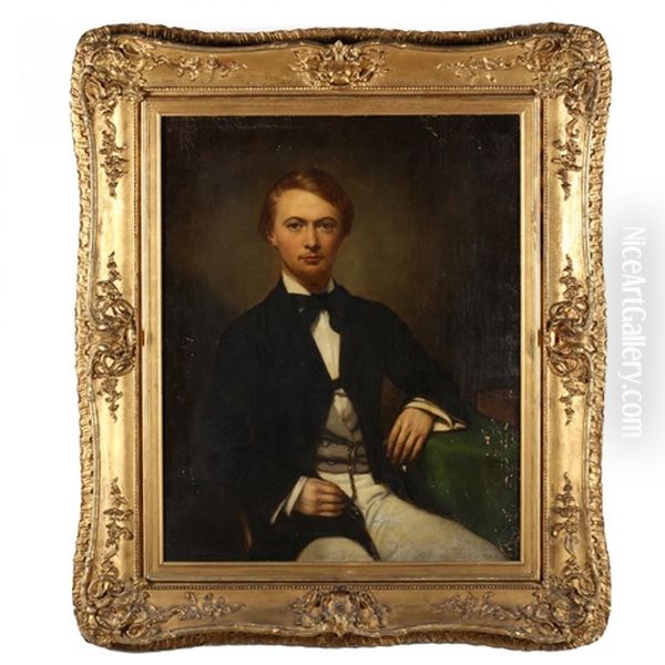 Portrait Of A Young Man by George Peter Alexander Healy