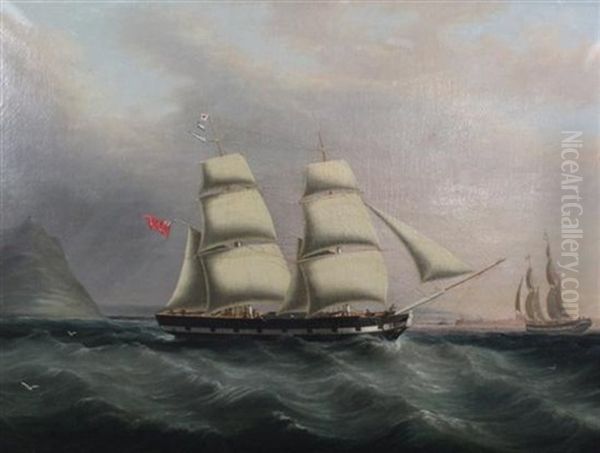 The Brig Annie Longton, 1848 Oil Painting by Joseph Heard