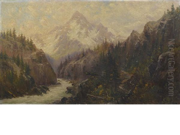 Mt. St. Agnes, Washington Oil Painting by Frank Lucien Heath