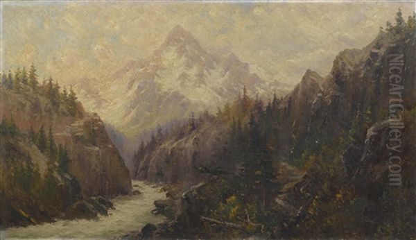 Mt. St. Agnes, Washington Oil Painting by Frank Lucien Heath