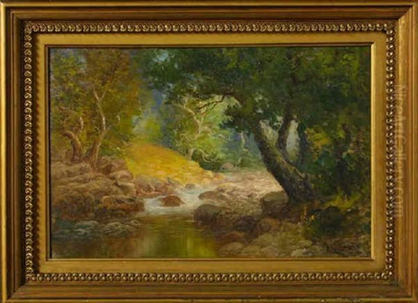 Oak Park Bounty - Santa Barbara, California Oil Painting by Frank Lucien Heath