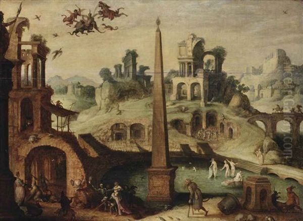 The Temptation Of Saint Anthony Oil Painting by Claes Dircksz van der Heck