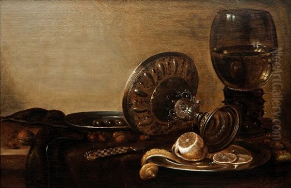 Zatisi Na Stole Oil Painting by Willem Claesz Heda