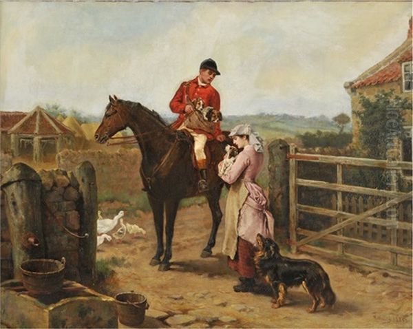 The Next Generation Oil Painting by Ralph Hedley