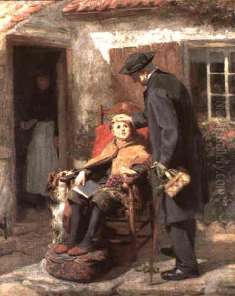 The Pastor Oil Painting by Ralph Hedley