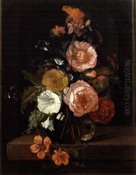 Blumenstilleben Oil Painting by David Davidsz. de Heem the Younger