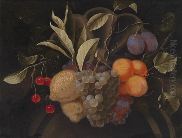 Fruchtegehange Oil Painting by Cornelis De Heem