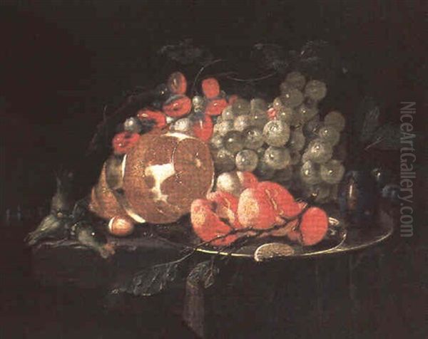 Nature Morte Oil Painting by Cornelis De Heem