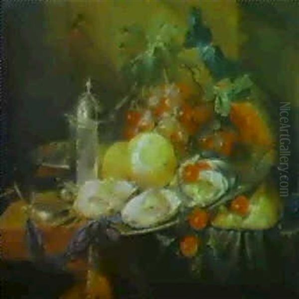 Fruhstucksstilleben Oil Painting by Cornelis De Heem