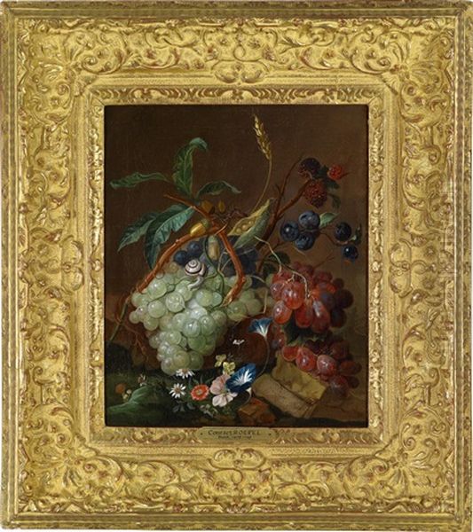 Stillleben Mit Blumen Und Fruchten Des Herbstes Oil Painting by Jan Davidsz De Heem