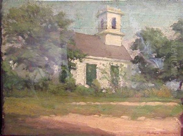 Chapel In The Summer Sun Oil Painting by Milton Herbert Bancroft