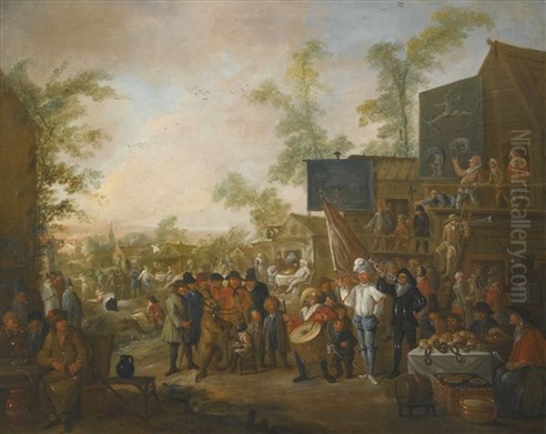 A Village Kermesse by Egbert van Heemskerck the Younger