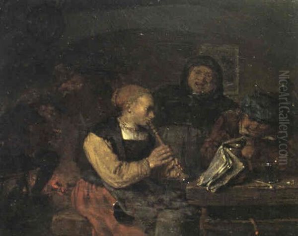 Das Konzert Oil Painting by Egbert van Heemskerck the Younger