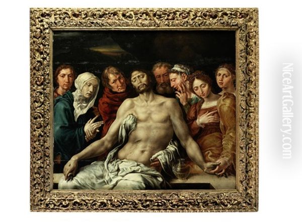 The Entombment Oil Painting by Maerten Jacobsz van Heemskerck