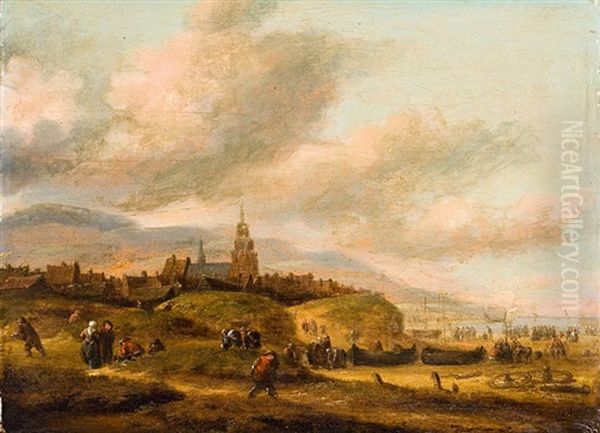 Paysage En Zelande Oil Painting by Thomas Heeremans