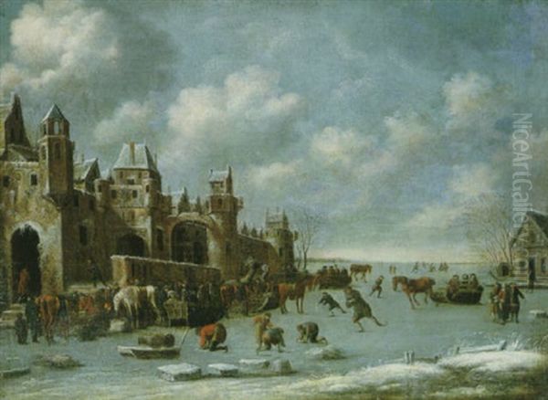 Eisvergnugen An Der Stadtmauer by Thomas Heeremans