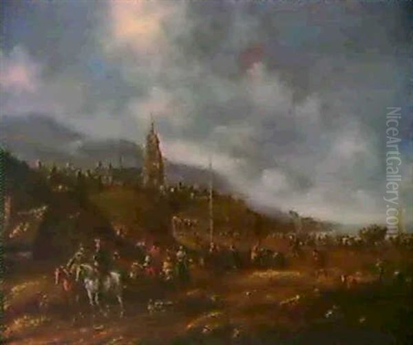 Le Retour De La Peche Oil Painting by Thomas Heeremans