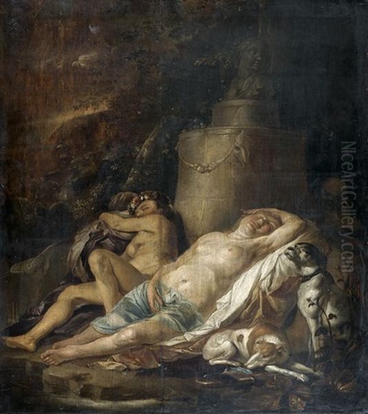 Le Repos De Diane by Hendrik Heerschop