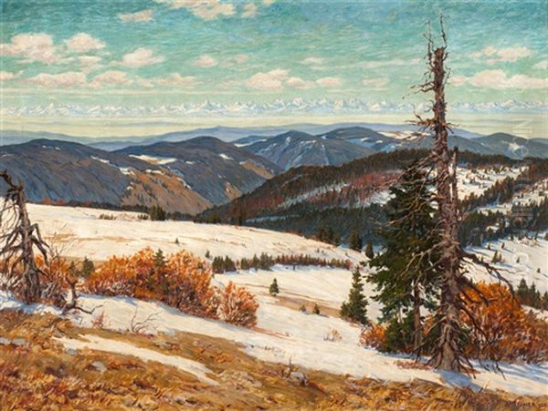 View From The Feldberg by Julius Heffner