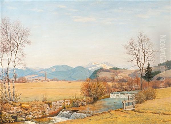 Vorfruhling An Der Brugga by Julius Heffner