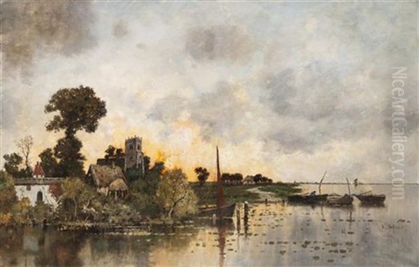 Castle At Portsmouth by Karl Heffner