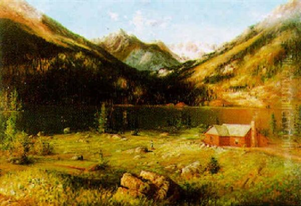 Black Lake, Colorado Oil Painting by Karl Heffner