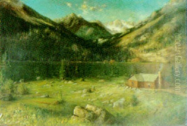 Black Lake, Colorado Oil Painting by Karl Heffner